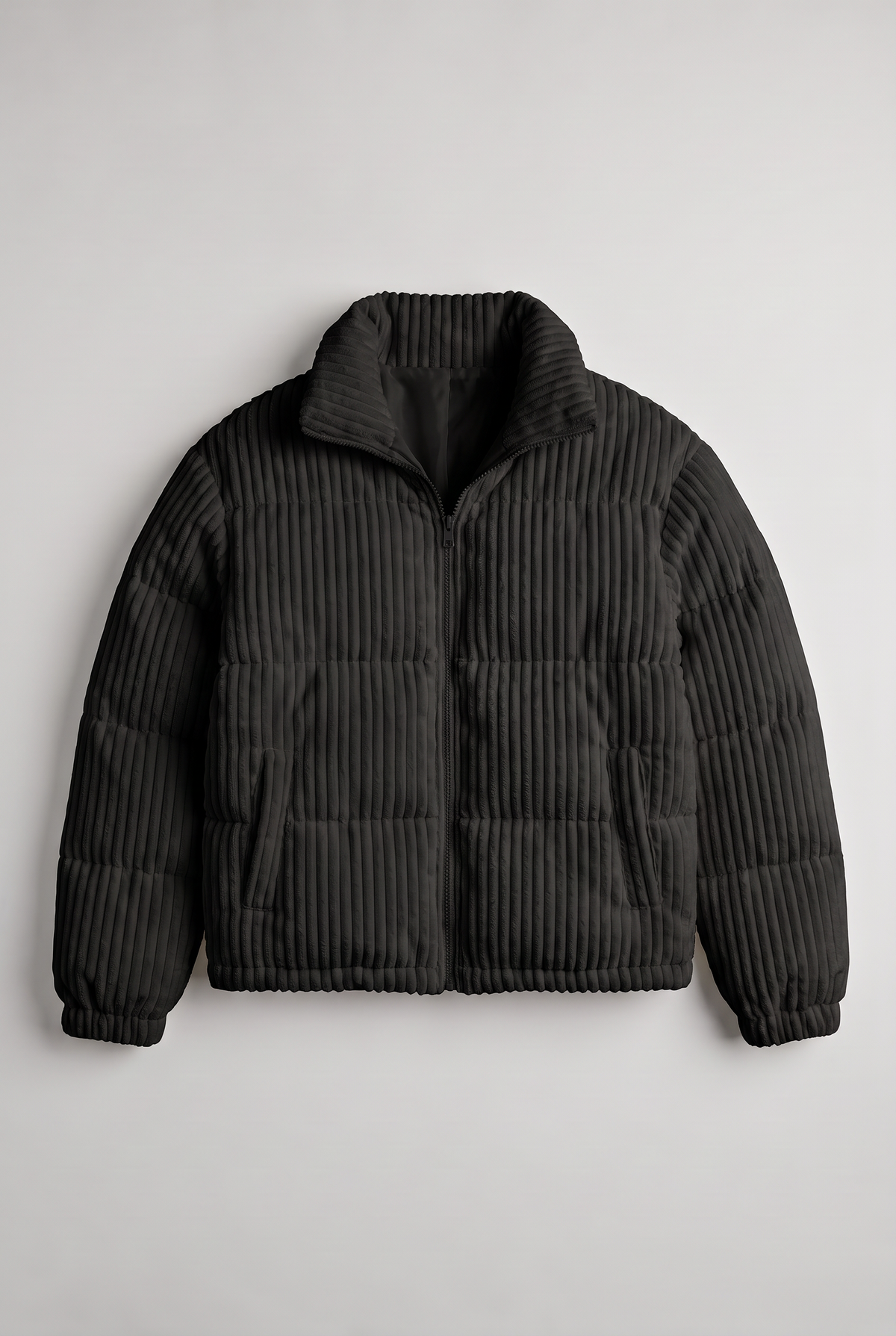 Women’s Corduroy Puffer Zip Jacket