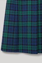 Women’s Green Plaid Tartan Longline Coat