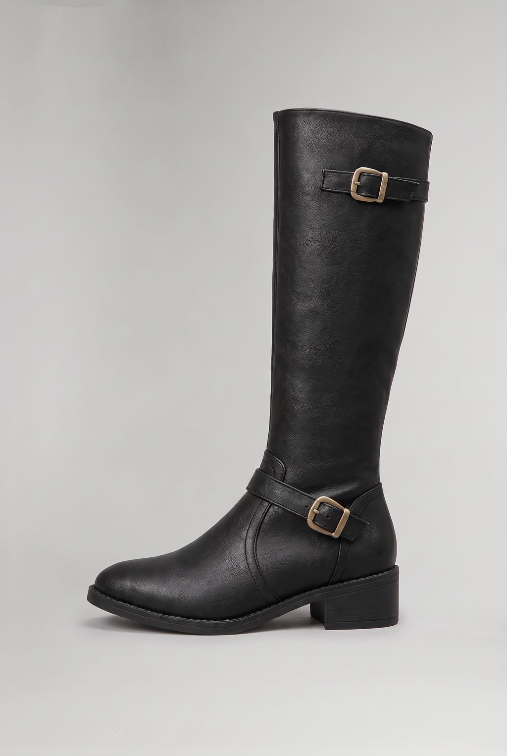 Women’s Riding Boots Buckle Detail