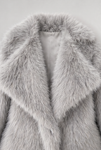 Women’s Faux Fur Mid-Length Coat