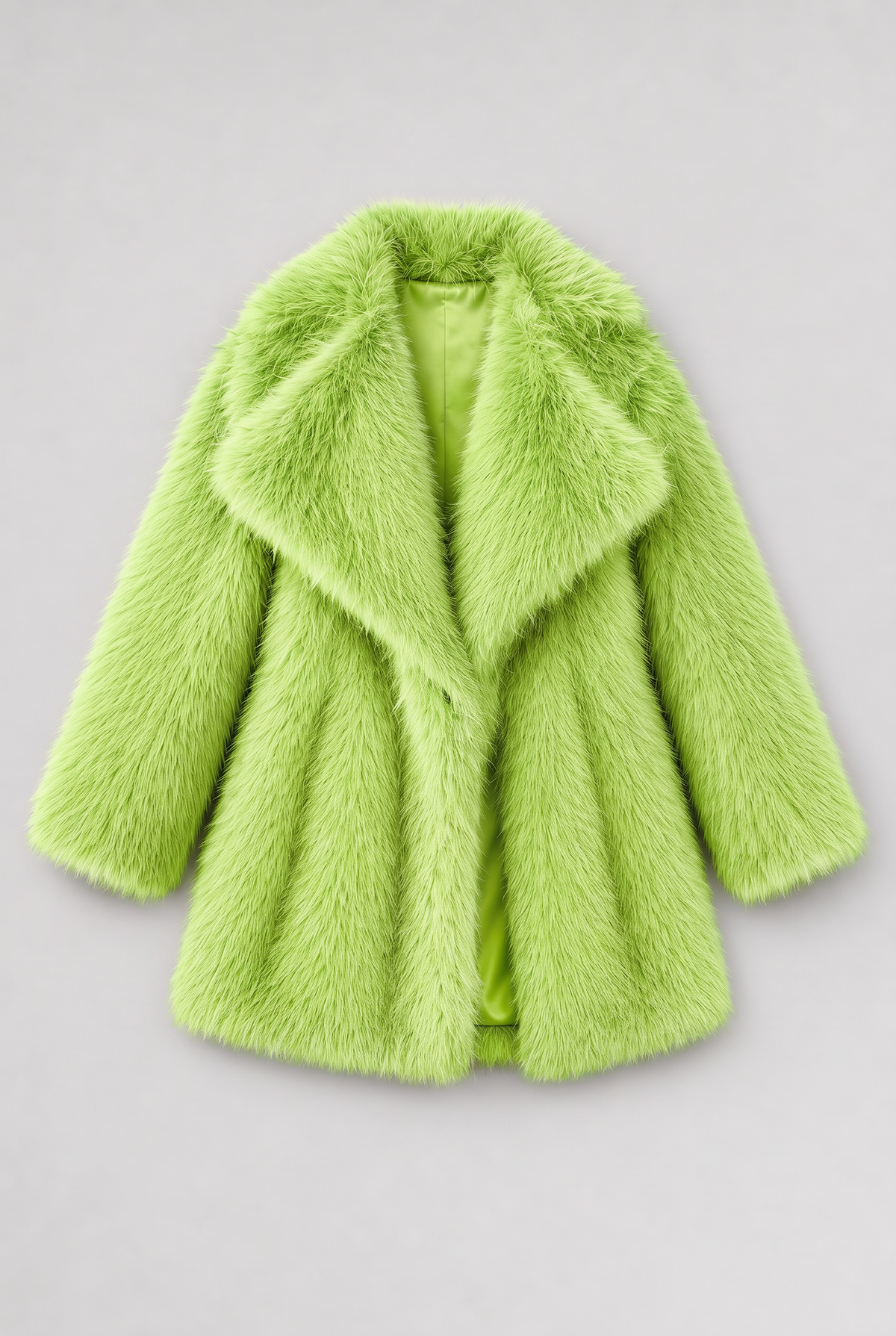 Women’s Faux Fur Mid-Length Coat