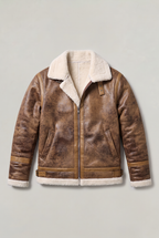 Men’s Faux Shearling-Lined Jacket