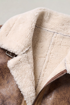 Men’s Faux Shearling-Lined Jacket