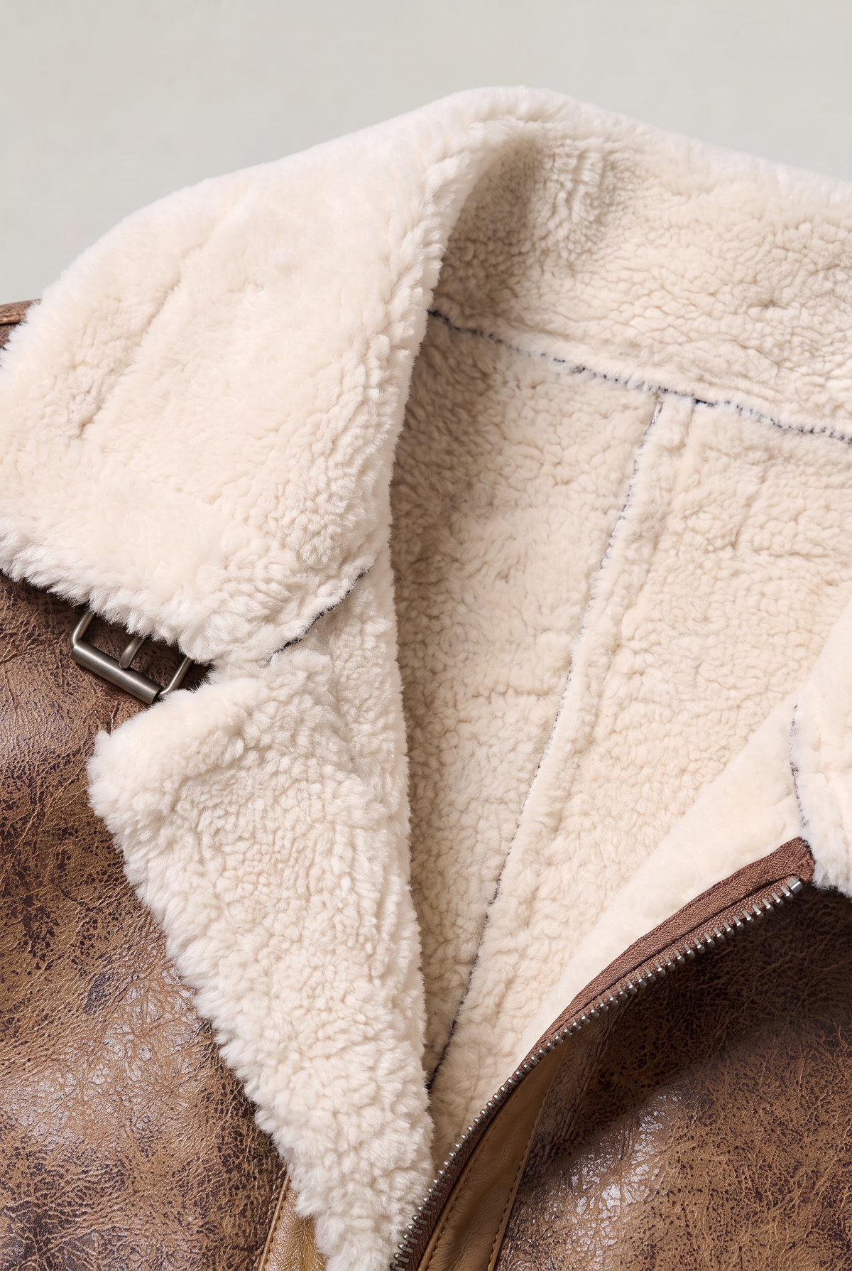 Men’s Faux Shearling-Lined Jacket