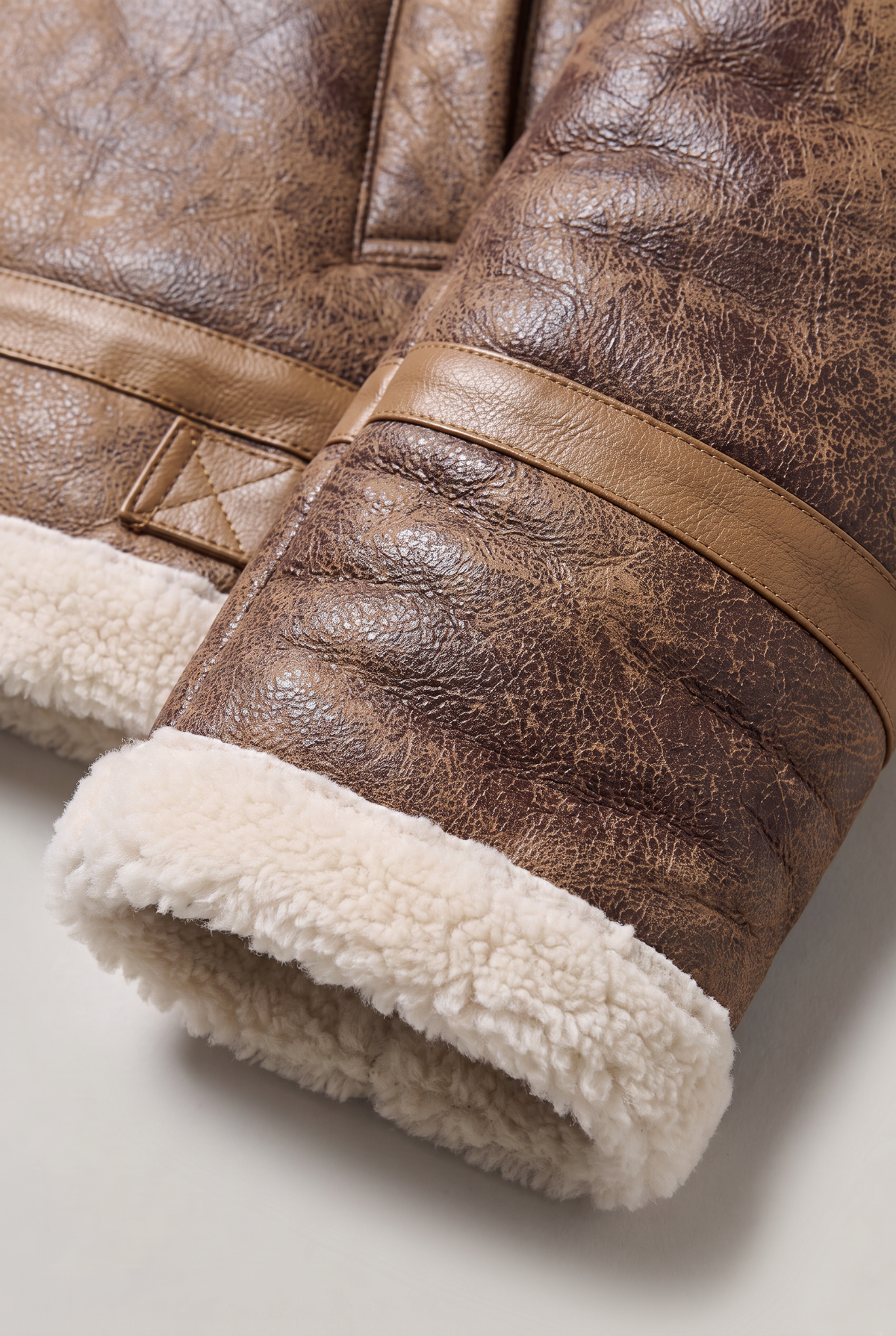 Men’s Faux Shearling-Lined Jacket