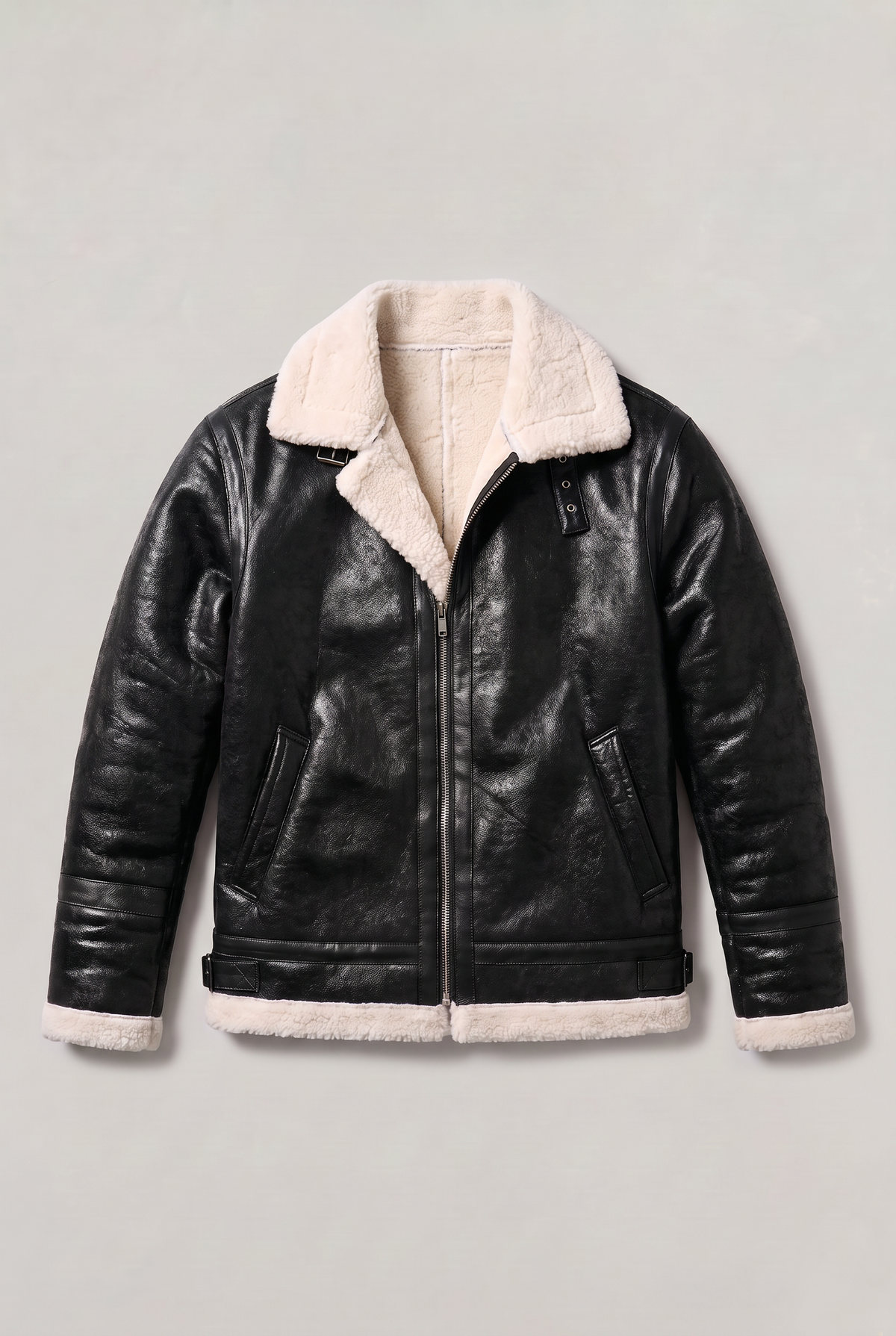Men’s Faux Shearling-Lined Jacket
