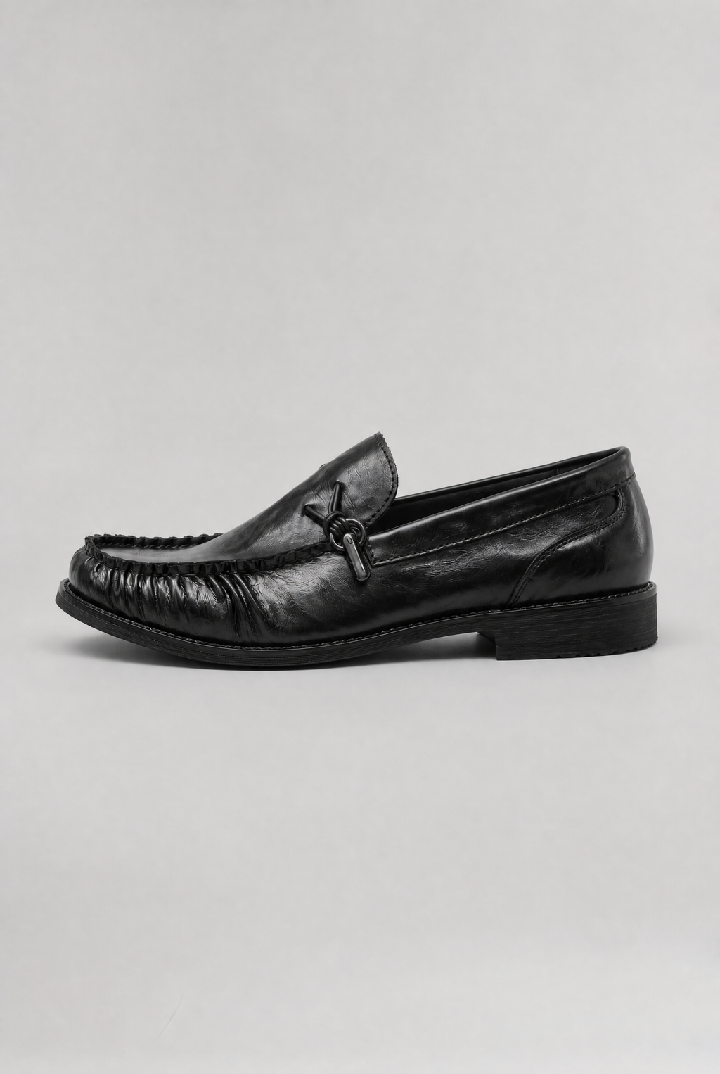 Men’s Ruched Penny Loafers