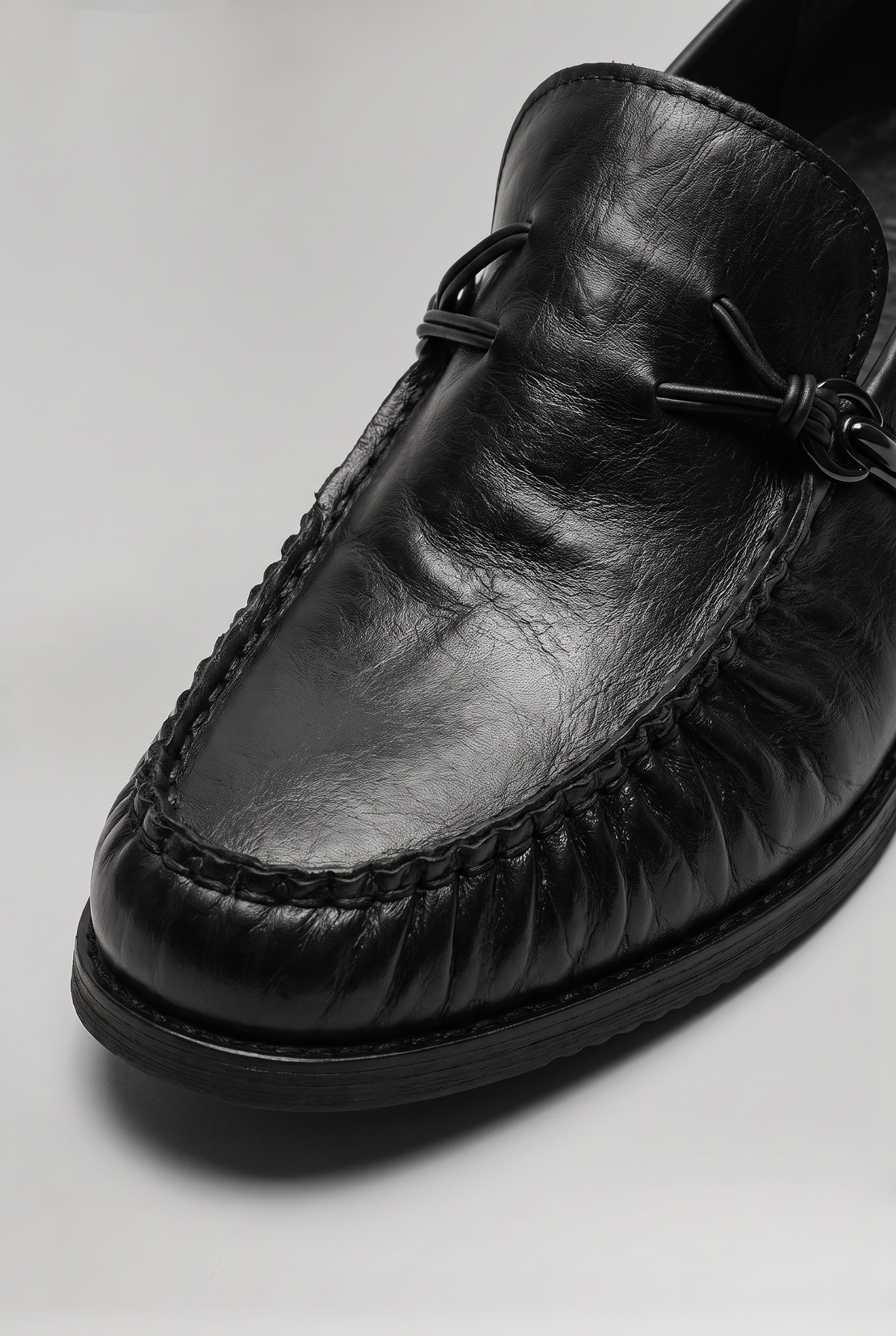 Men’s Ruched Penny Loafers