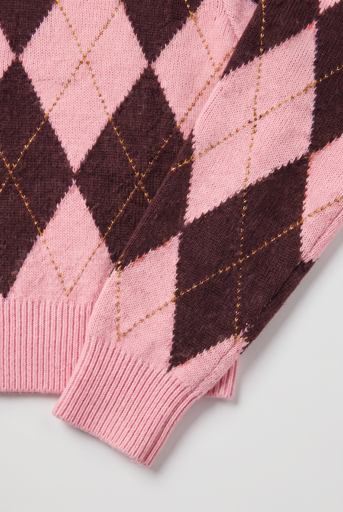 Women’s Argyle Button-Front Cardigan