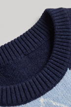 Women’s Argyle Crew Neck Jumper