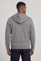 Men’s Military Braid Hooded Full Zip