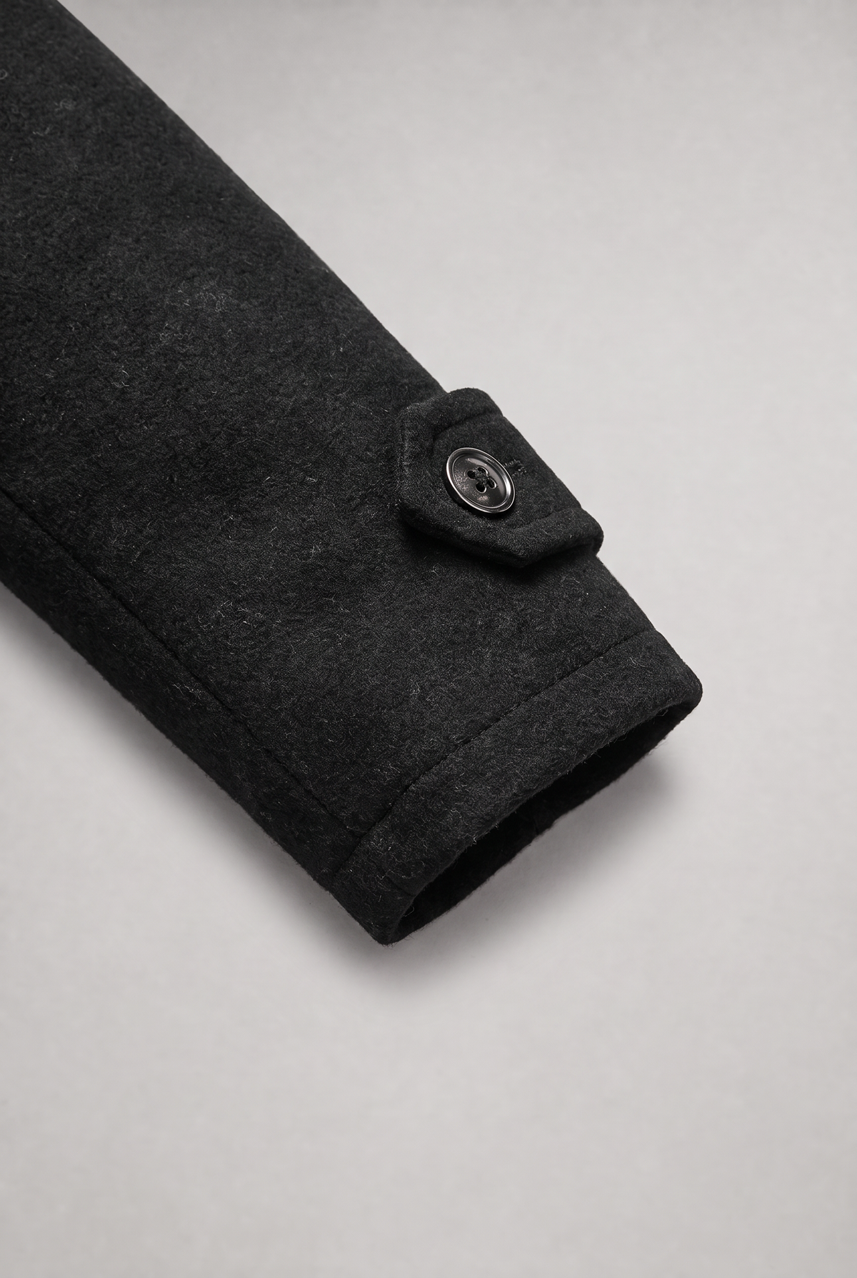 Men’s Wool-Blend Double-Collar Coat