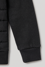 Men’s Hybrid Puffer Jacket Hooded Zip-Up