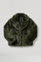 Women’s Faux Fur Jacket Oversized Collar