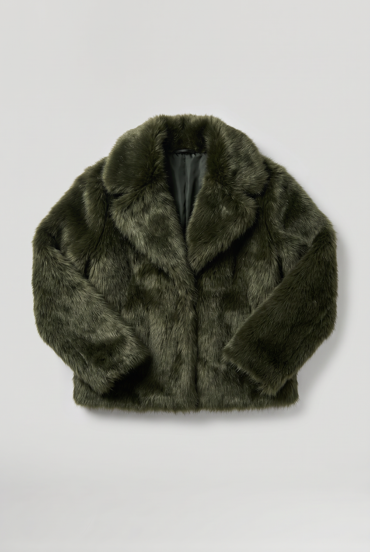 Women’s Faux Fur Jacket Oversized Collar