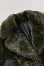 Women’s Faux Fur Jacket Oversized Collar