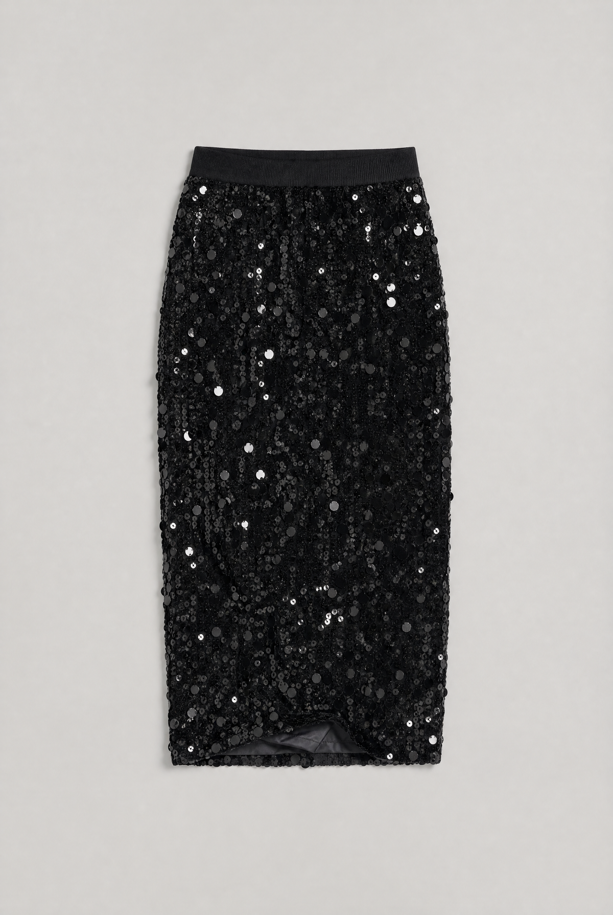 Women’s Sequin Midi Skirt High Waist