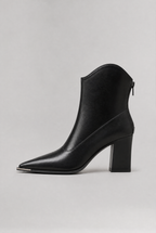 Women’s Pointed Toe Block Heel Ankle Boots