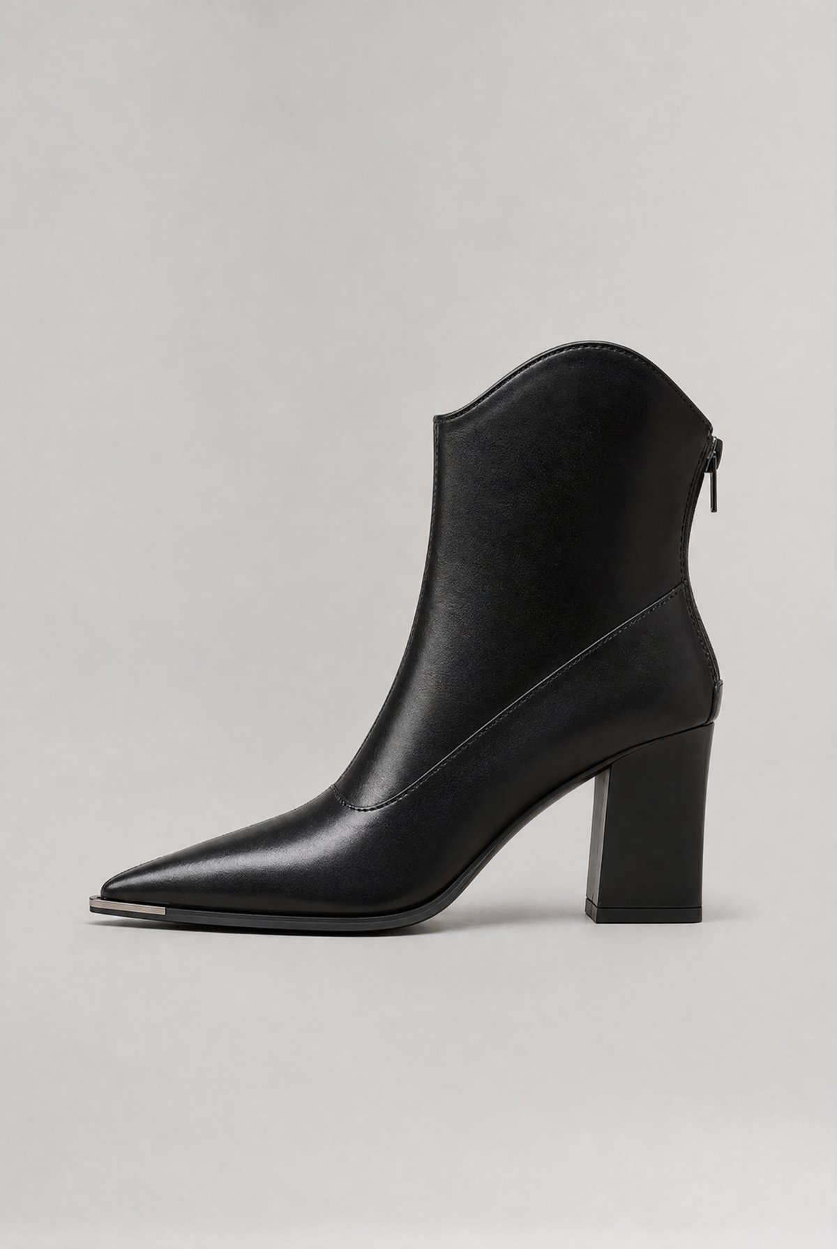 Women’s Pointed Toe Block Heel Ankle Boots