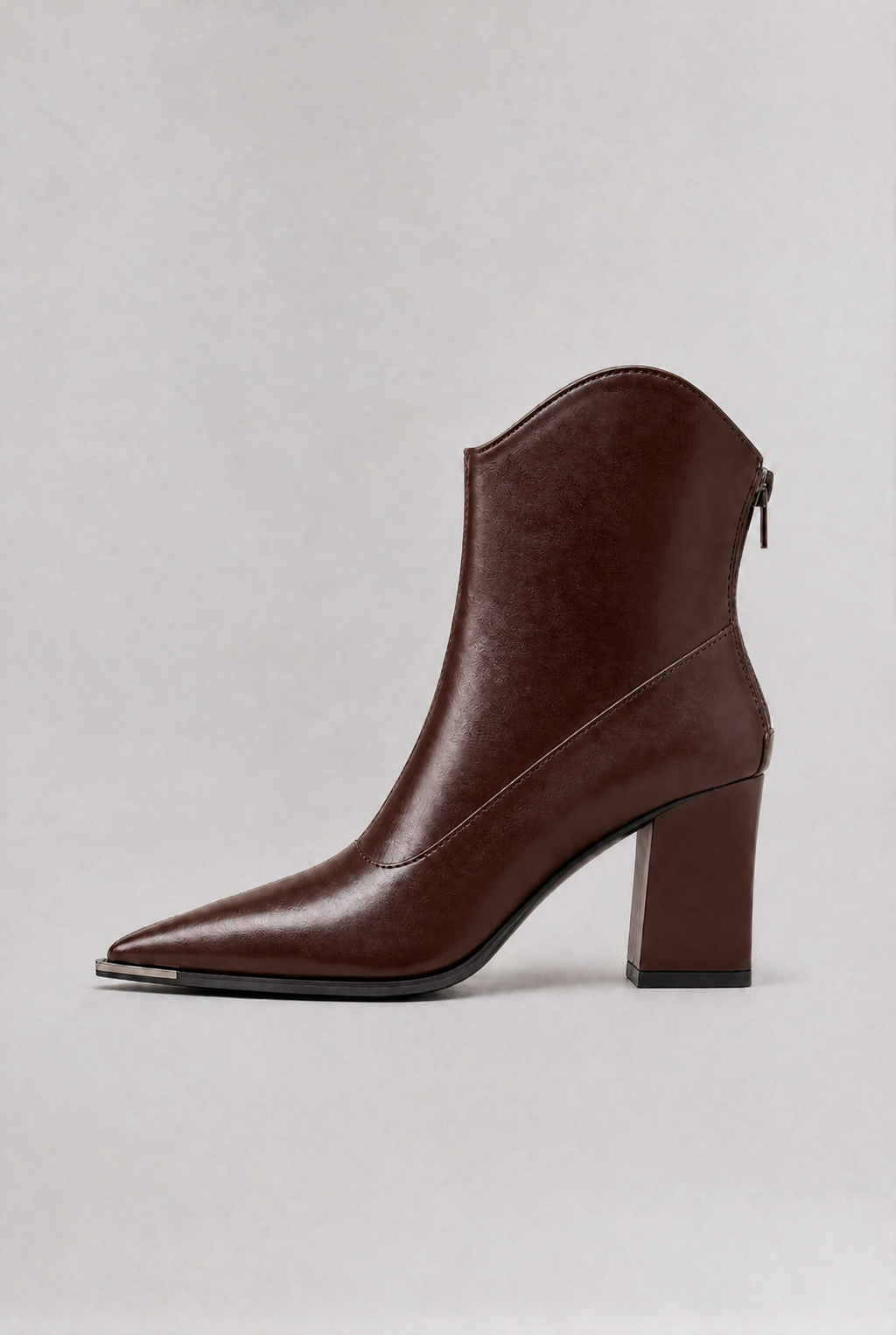 Women’s Pointed Toe Block Heel Ankle Boots