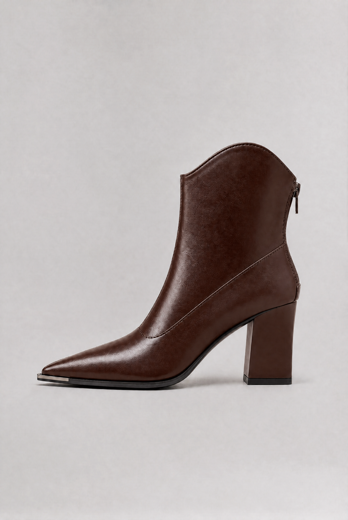 Women’s Pointed Toe Block Heel Ankle Boots