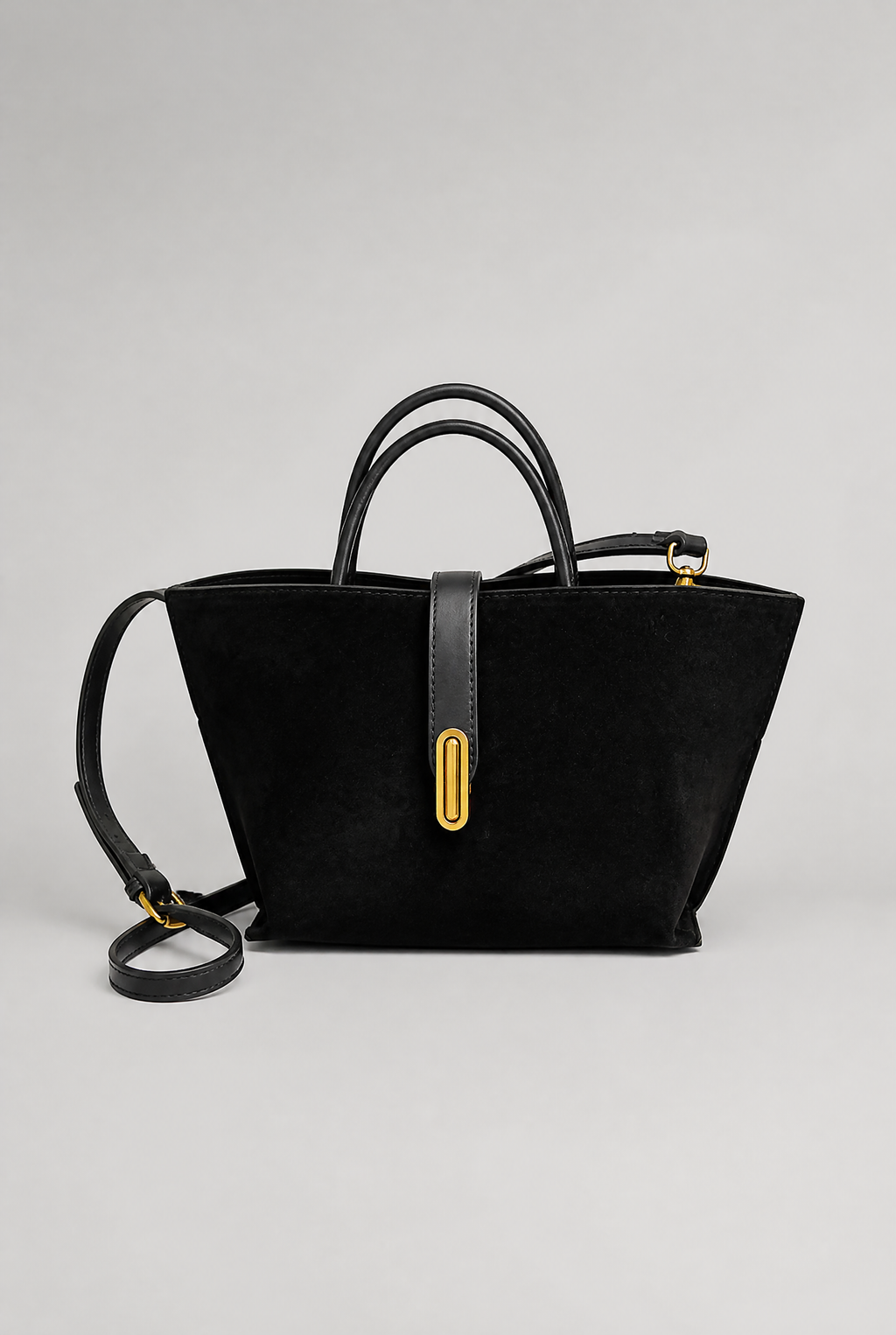 Women’s Structured Tote Bag Gold Hardware