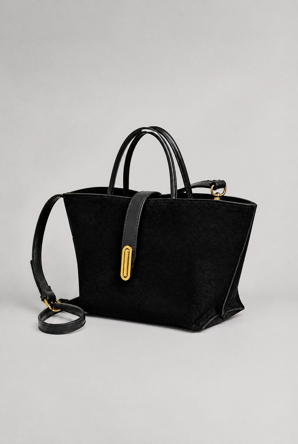 Women’s Structured Tote Bag Gold Hardware