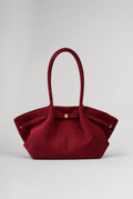 Women’s Suede-Effect Tote Bag Belt Detail