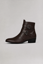 Men’s Pointed Toe Harness Boots