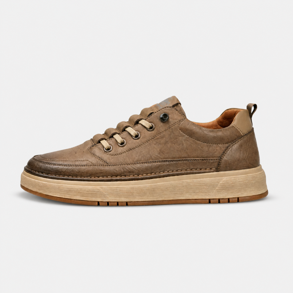Men's Synthetic Lace-Up Low Top Sneakers