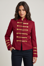 Women’s Napoleon Jacket with Braided Trim