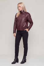 Women’s Faux Leather Biker Jacket