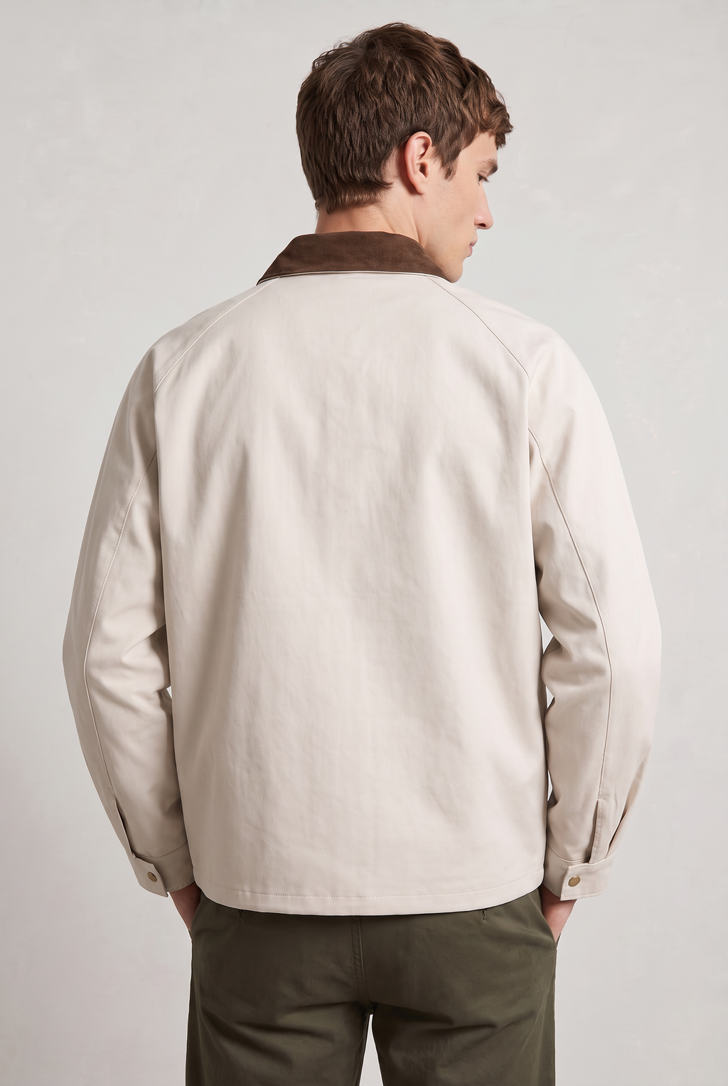 Men’s Contrast Cord Collar Jacket