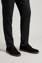 Men's Suede Look Brogue Derby Shoes