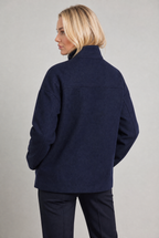 Women’s Double-Breasted High Collar Pea Coat