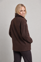 Women’s Double-Breasted High Collar Pea Coat
