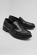 Men’s Ruched Penny Loafers