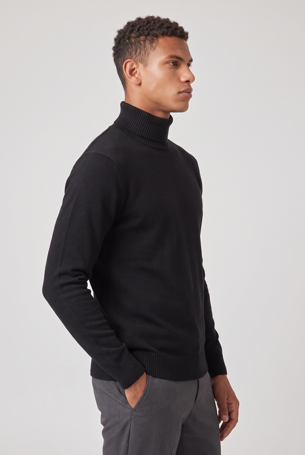 Men’s Roll Neck Jumper