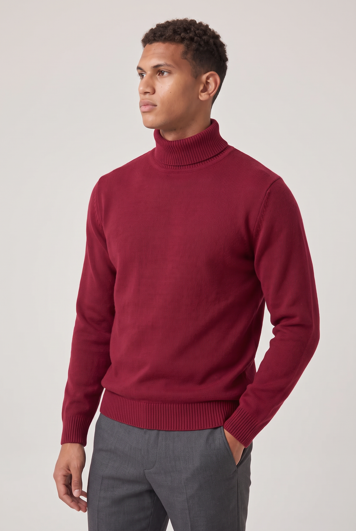 Men’s Roll Neck Jumper