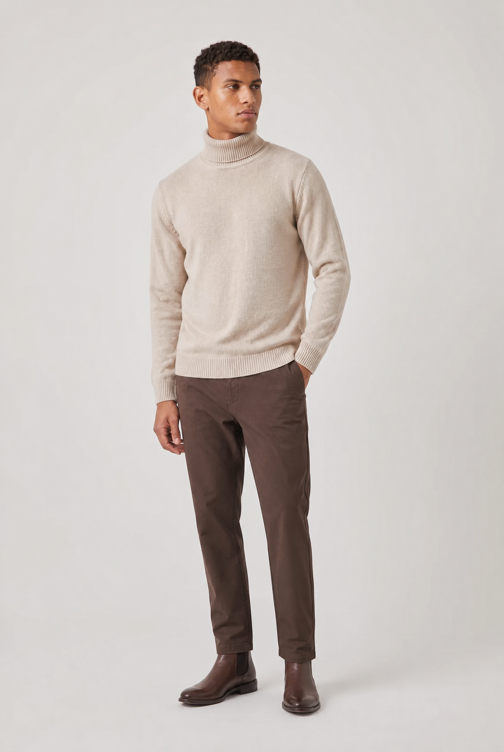 Men’s Roll Neck Jumper