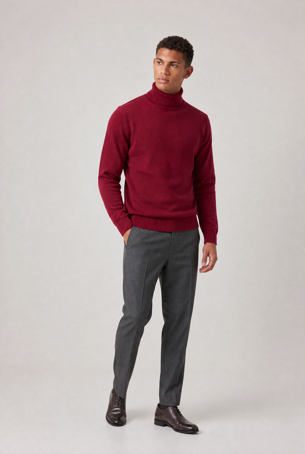 Men’s Roll Neck Jumper