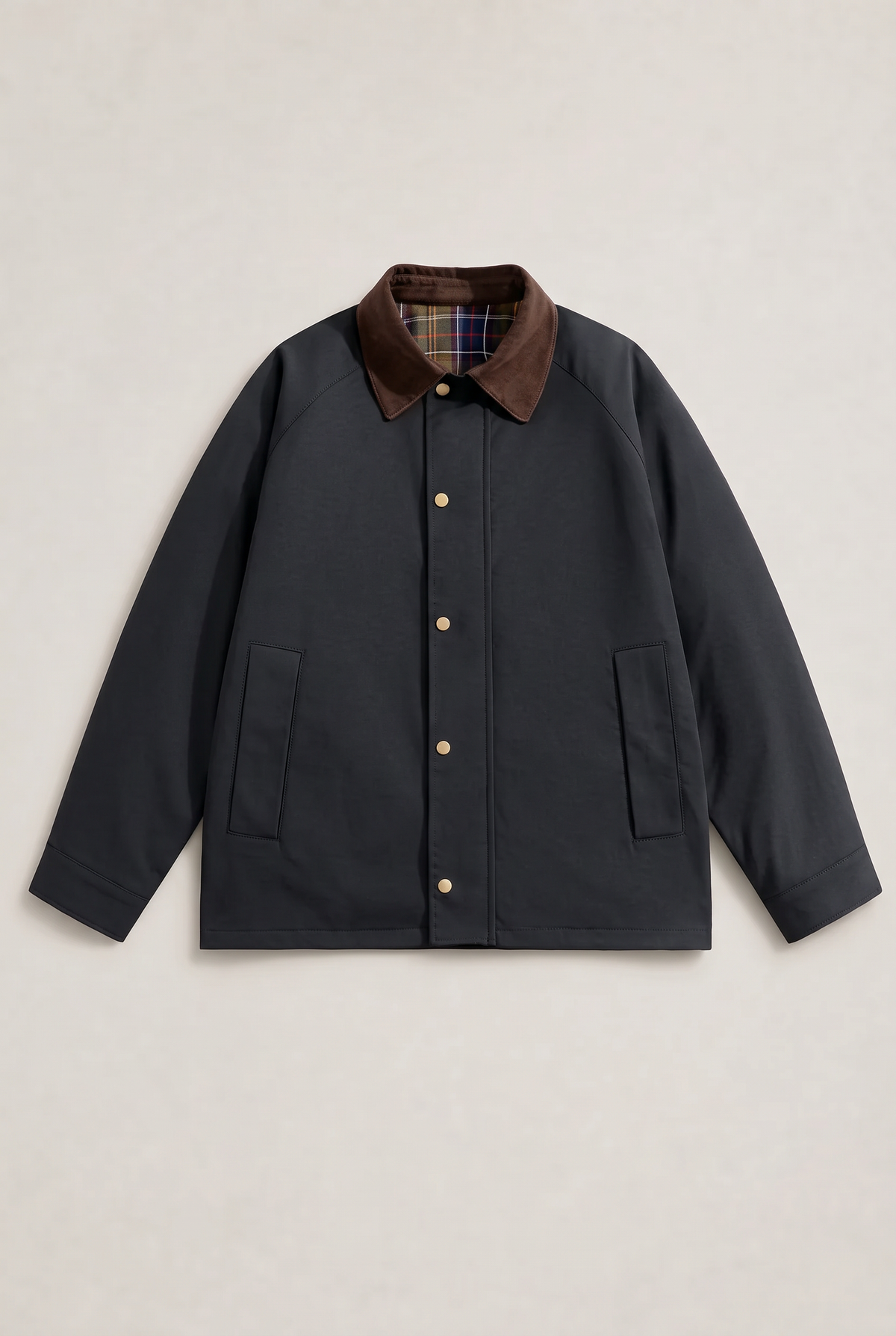 Men’s Contrast Cord Collar Jacket