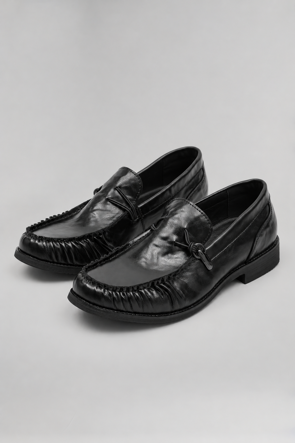 Men’s Ruched Penny Loafers