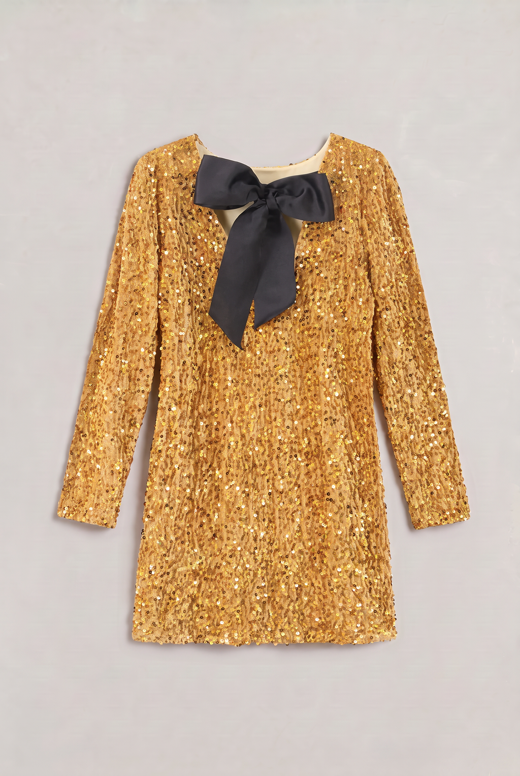 Women’s Sequin Bow Mini Dress