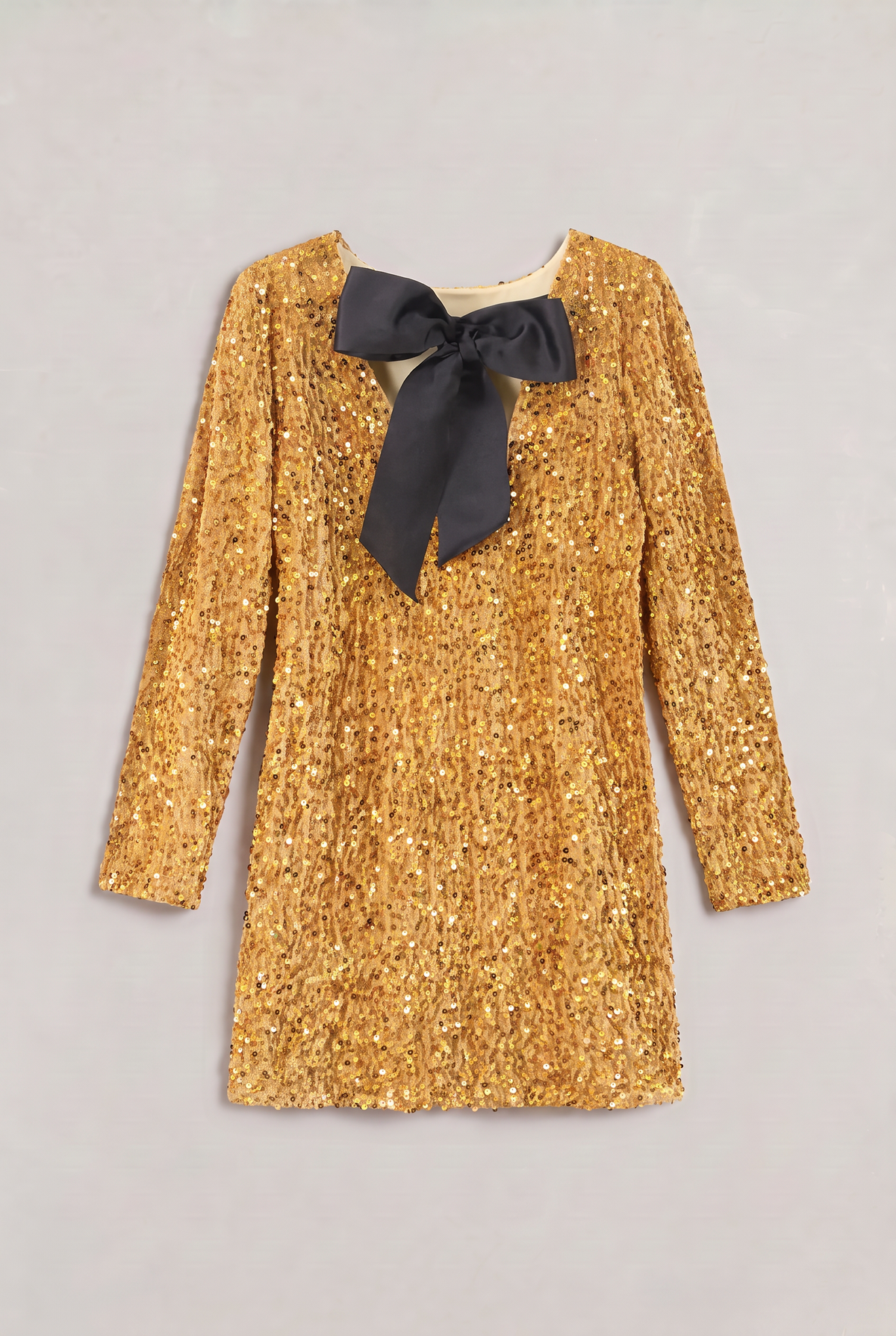Women’s Sequin Bow Mini Dress