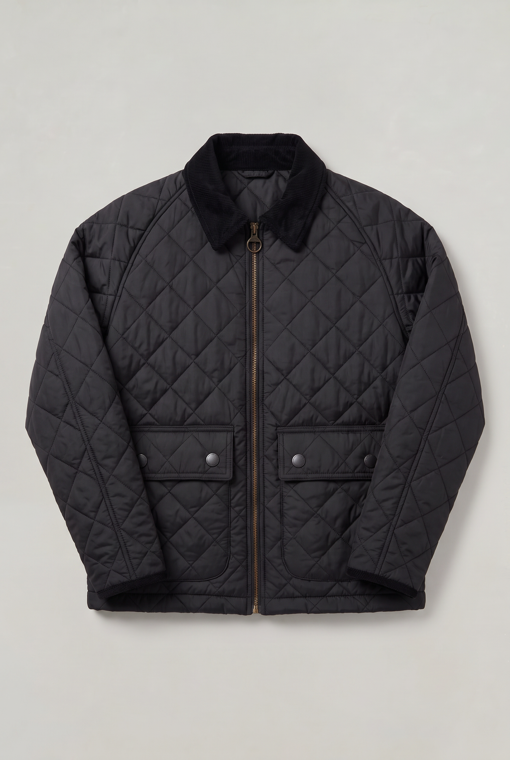Men’s Quilted Cotton-Blend Field Jacket