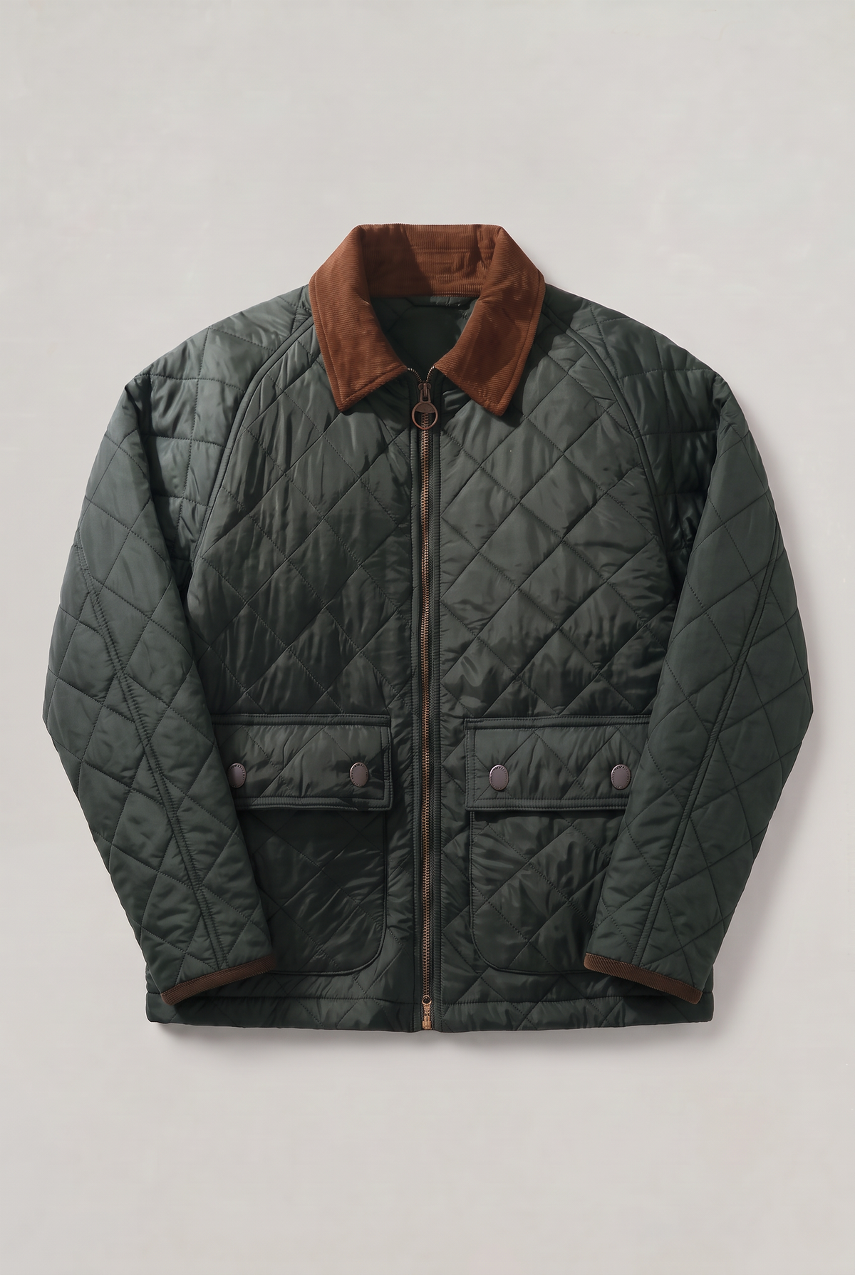 Men’s Quilted Cotton-Blend Field Jacket