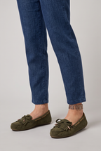 Women’s Suede-Look Moccasin Tassel Loafers