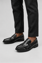 Men’s Ruched Penny Loafers