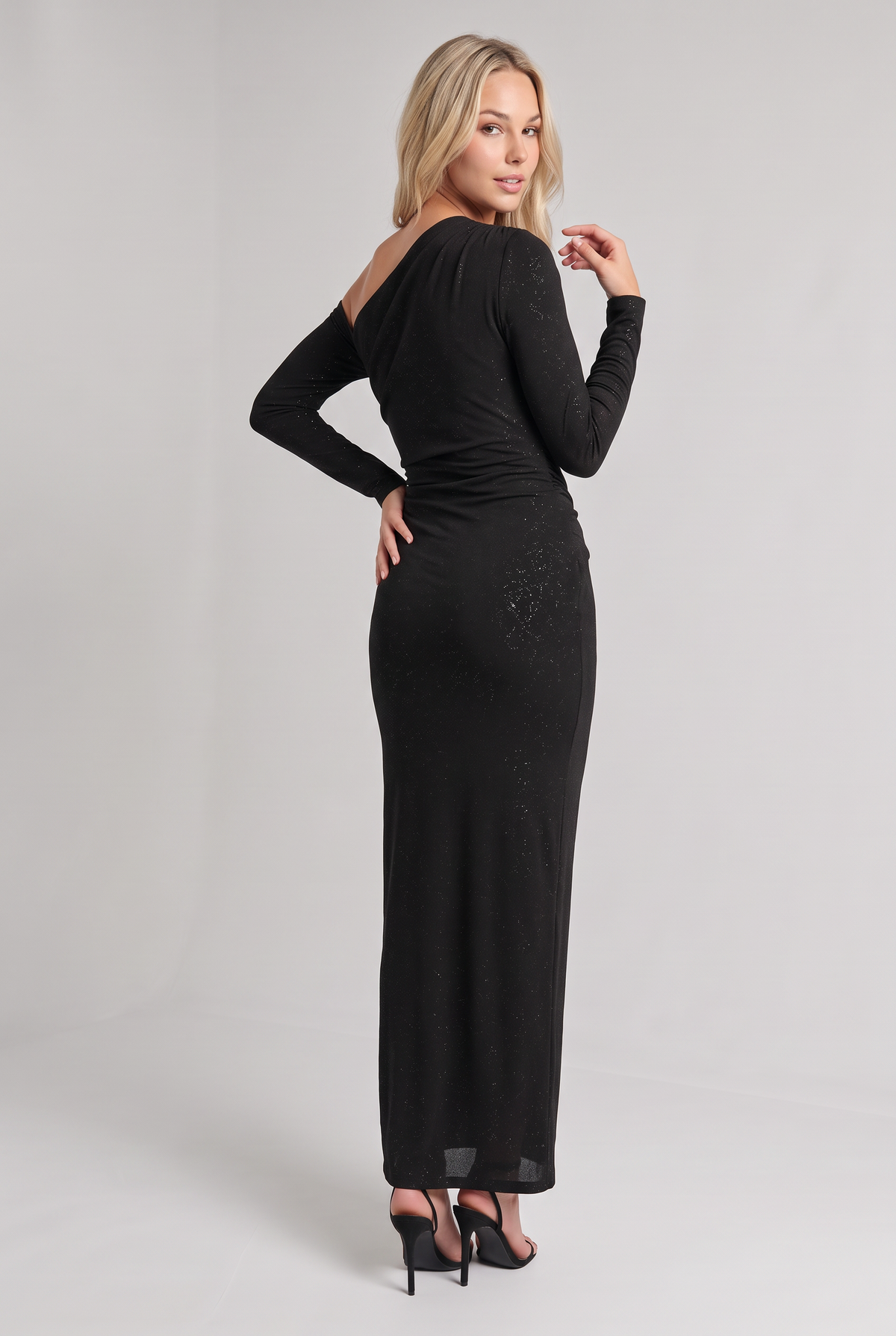Women’s Black Off Shoulder Maxi Dress